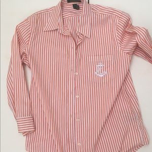 Ralph Lauren button down 3/4 sleeve